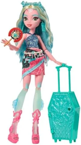 Boneca Monster High Skulltimate Secrets, Gore-geous Oasis Lagoona Blue, Brinquedo Colecionável com 19 Supresas