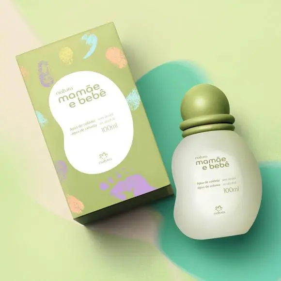 Água de colônia mamãe e bebê Natura 100 mL