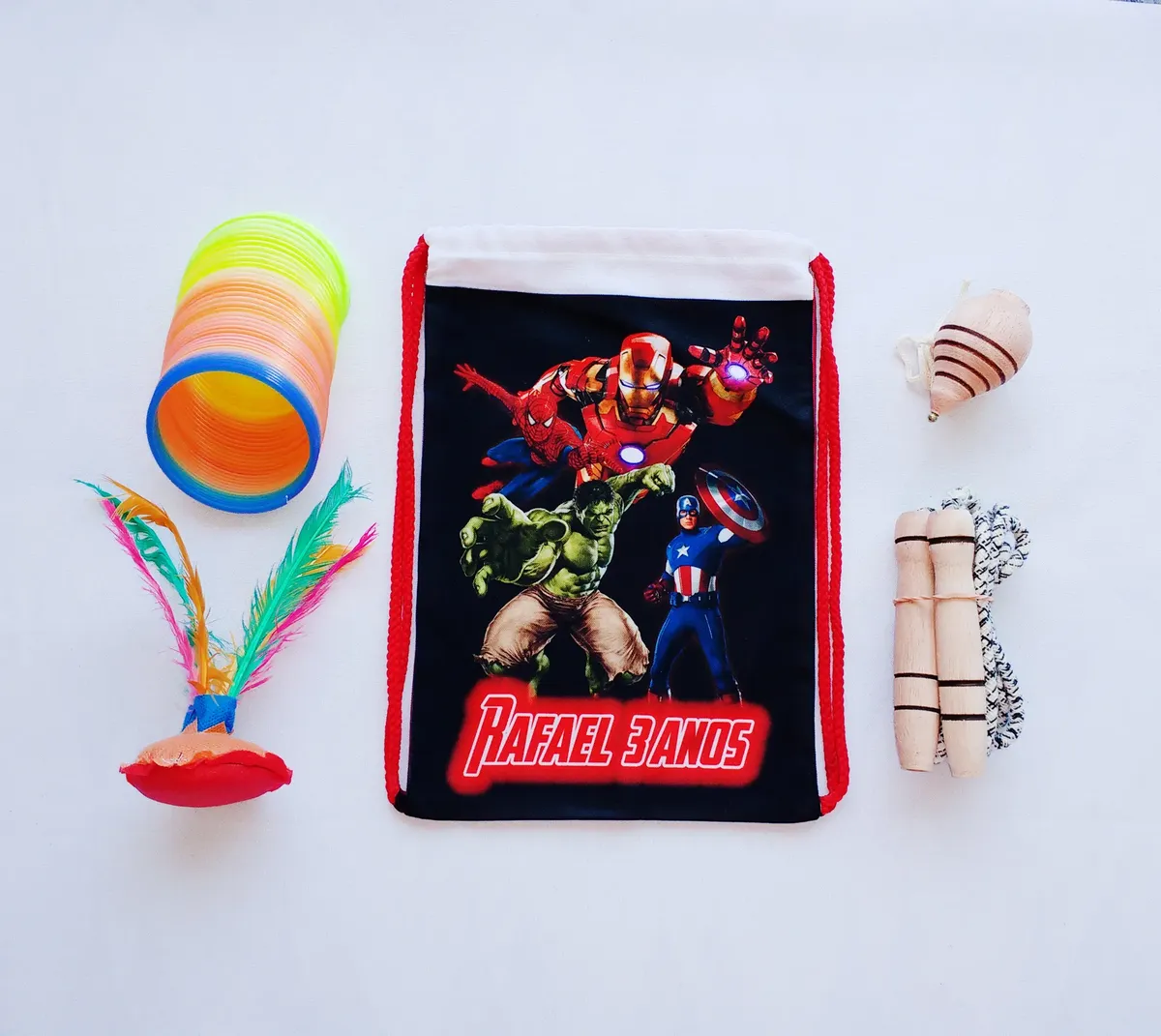 Avengers Lembrancinha Mochila Boa Infância/30