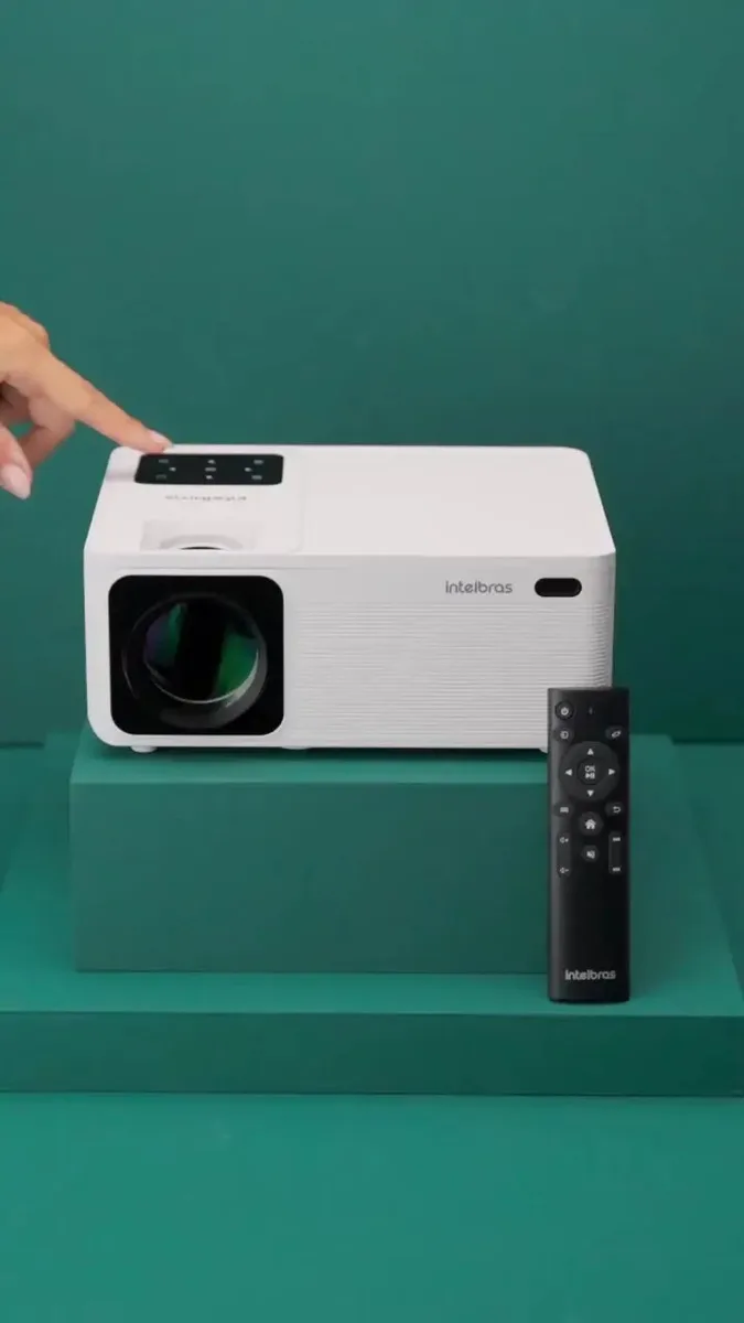 Projetor Full HD 5200 Lúmens PFL5211 Intelbras Branco
