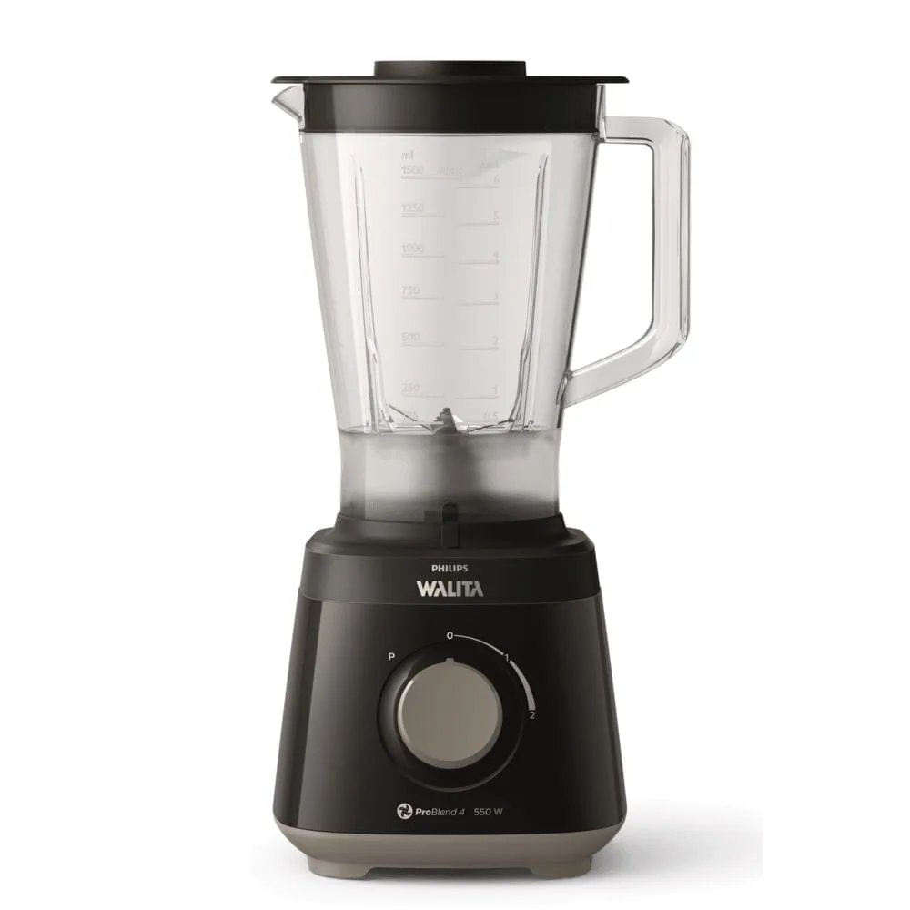 Liquidificador Philips Walita Daily RI2110/31 2L 550W Preto 2 Velocidades + Pulsar