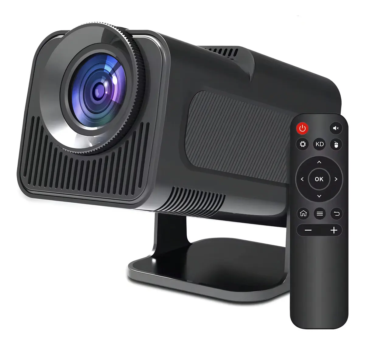Mini Projetor Hy320 Wi-fi Android Smart Tv Streaming Cor Preto 127/220v