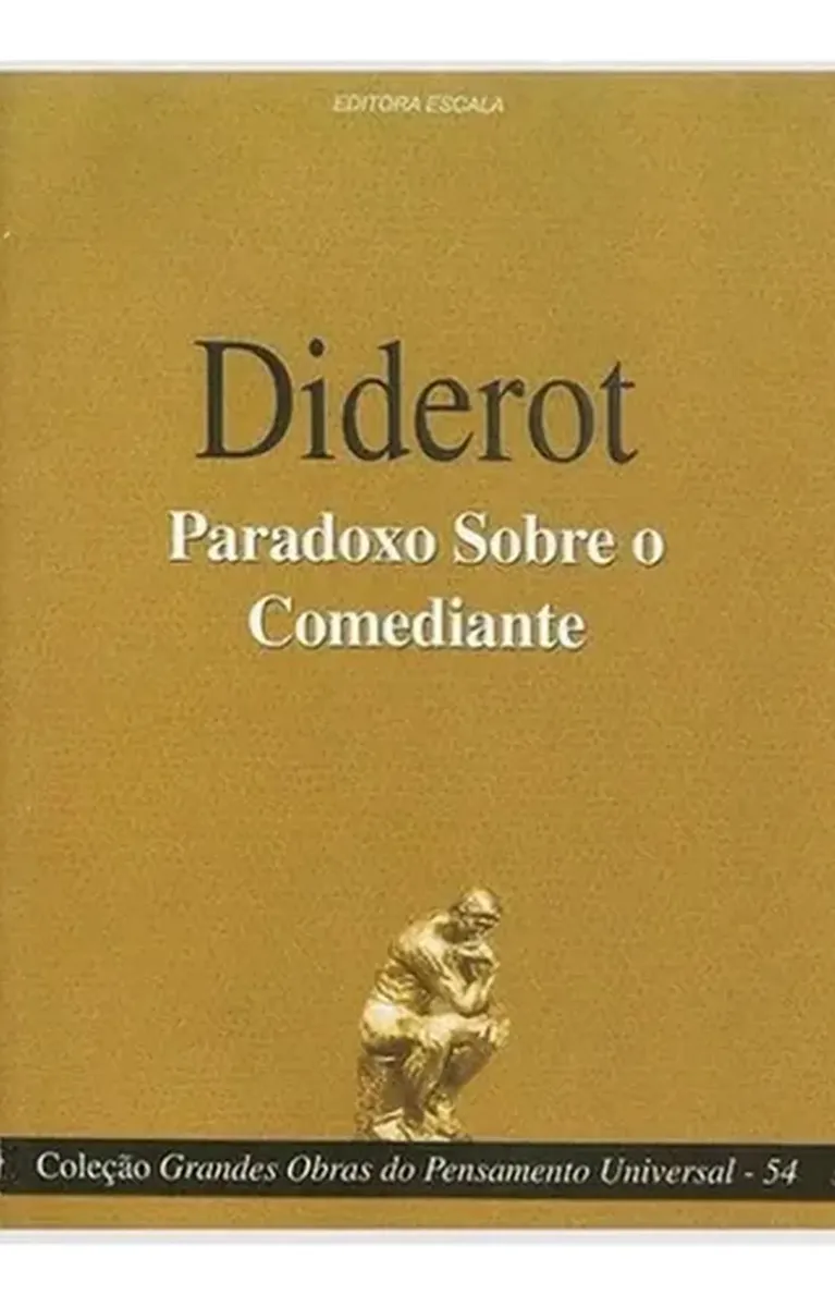 Livro Diderot - Paradoxo Sobre O Comediante
