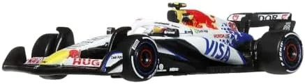 Carro Hot Wheels Collector Visa Cash App RB Formula 1 Liam Lawson Mattel. Edição colecionável com detalhes autênticos. Para adultos e fãs de automobilismo.
