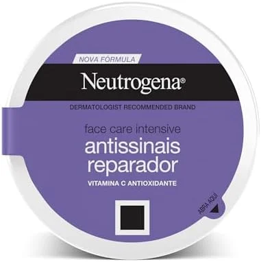 Neutrogena Hidratante Facial Antissinais Reparado Face Care Intensive, 100g