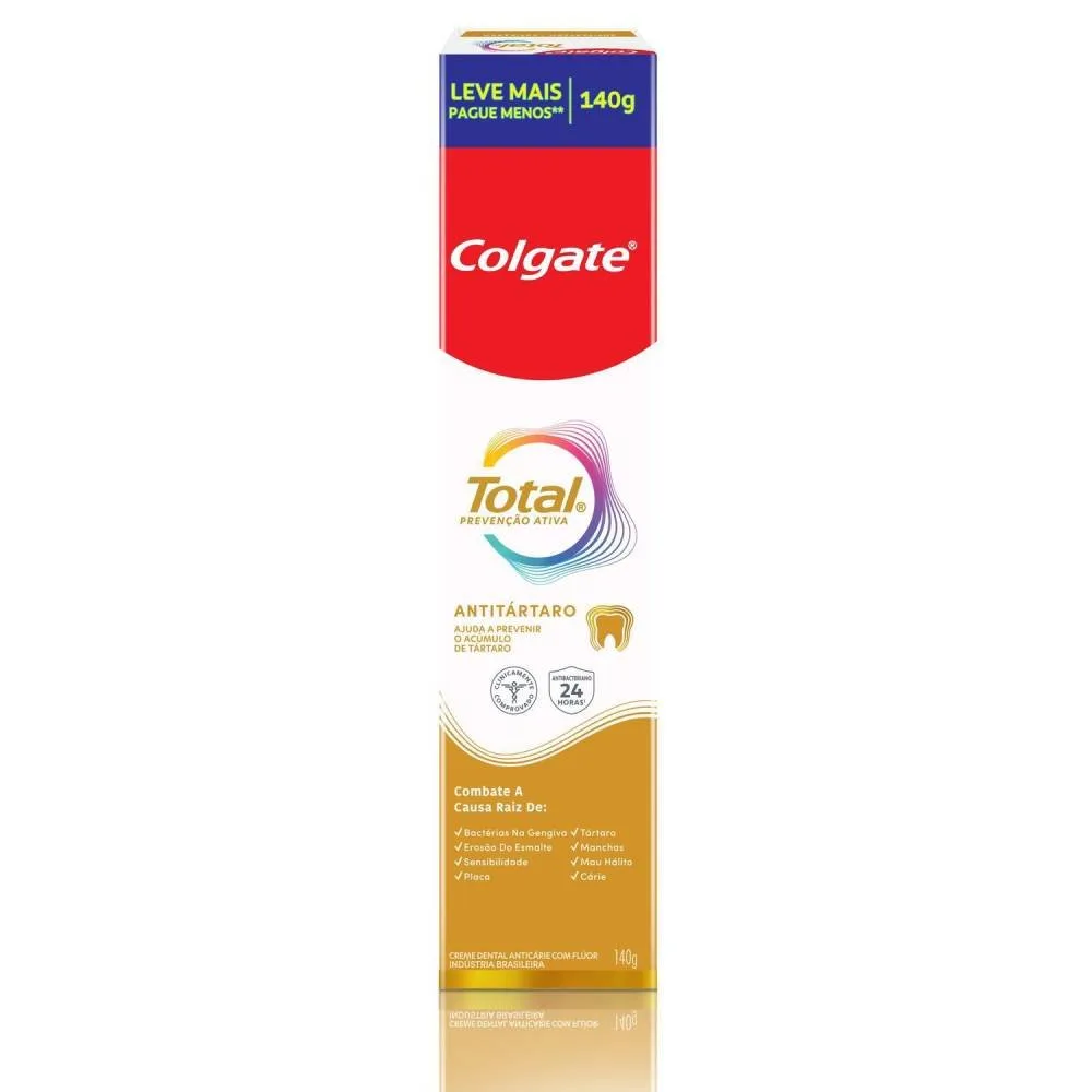 Creme Dental Colgate Total Anti Tártaro 140g