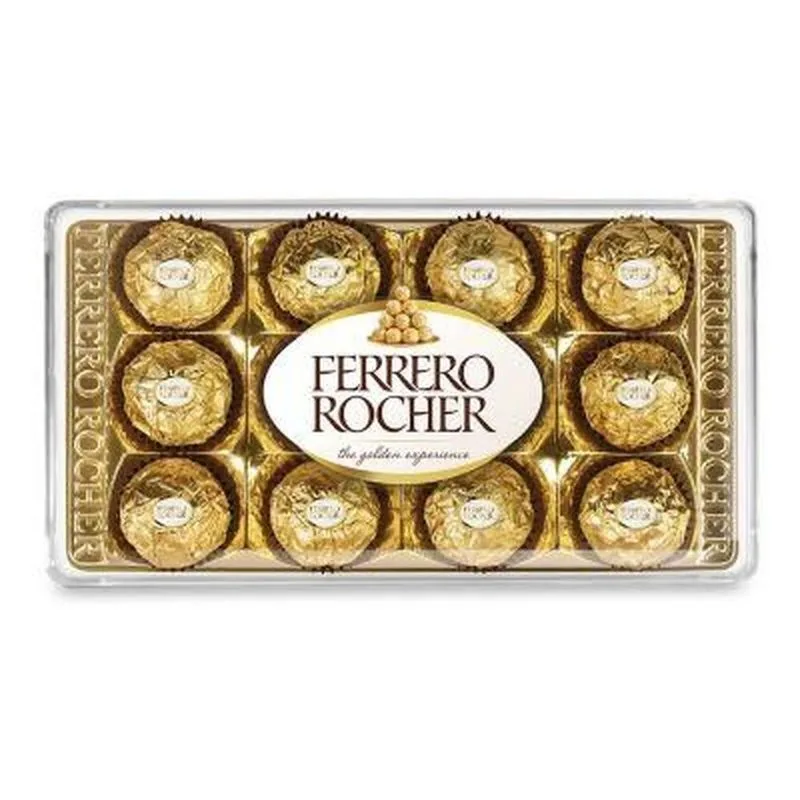 Bombom Ferrero Rocher T12 150g 1348 - Ferrero Bombom Ferrero Rocher T12 150g 1348 - Ferrero