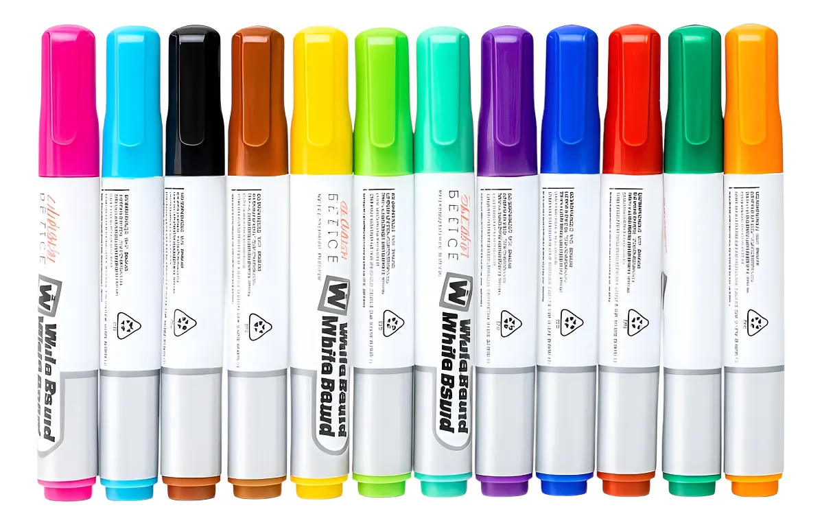 Marcador Quadro Branco Colorido Caneta Apagável 12 Unidades Múltiplo