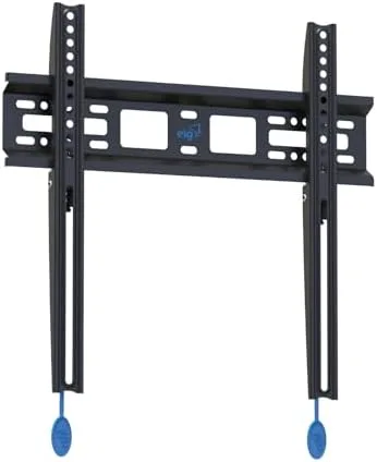 ELG, N01V4, Suporte Fixo de Parede para TVs de 32" a 77", Compatível com TVs Curvas e Planas, Feito em Aço Carbono, Suporta Até 50kg, Preto