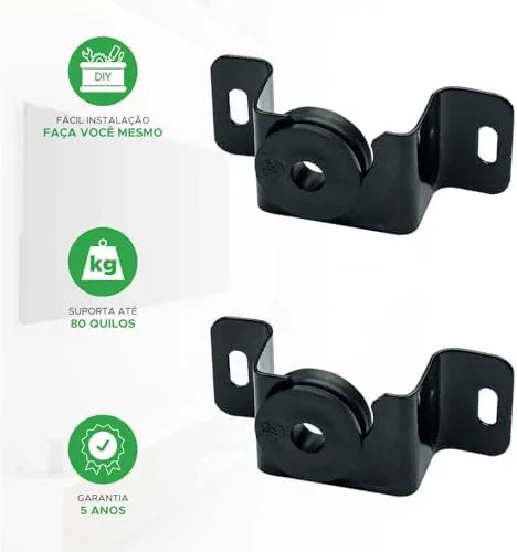 PIX Suporte de TV Fixo Universal 10 a 85 Polegadas Compacto Preto