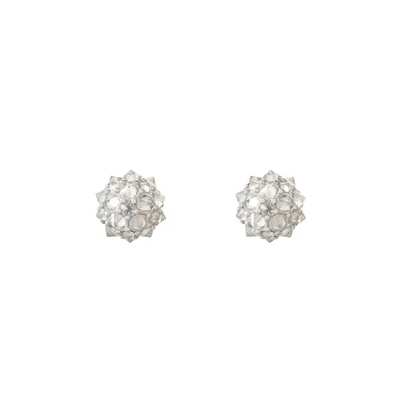 Brincos de Ouro Nobre 18K com diamantes - Coleção Oitenta
