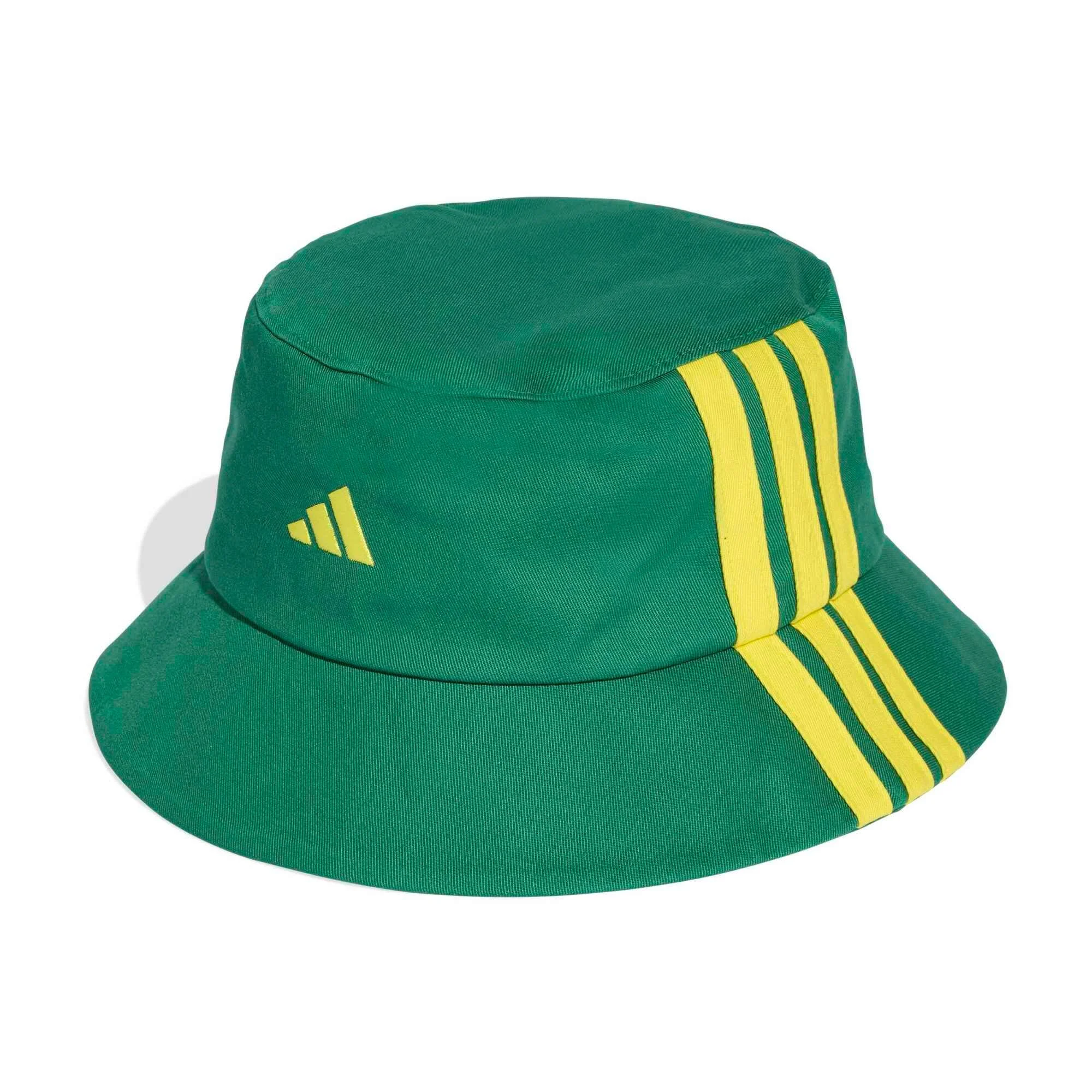 Chapéu Bucket Adulto 3 Listras Adidas Verde