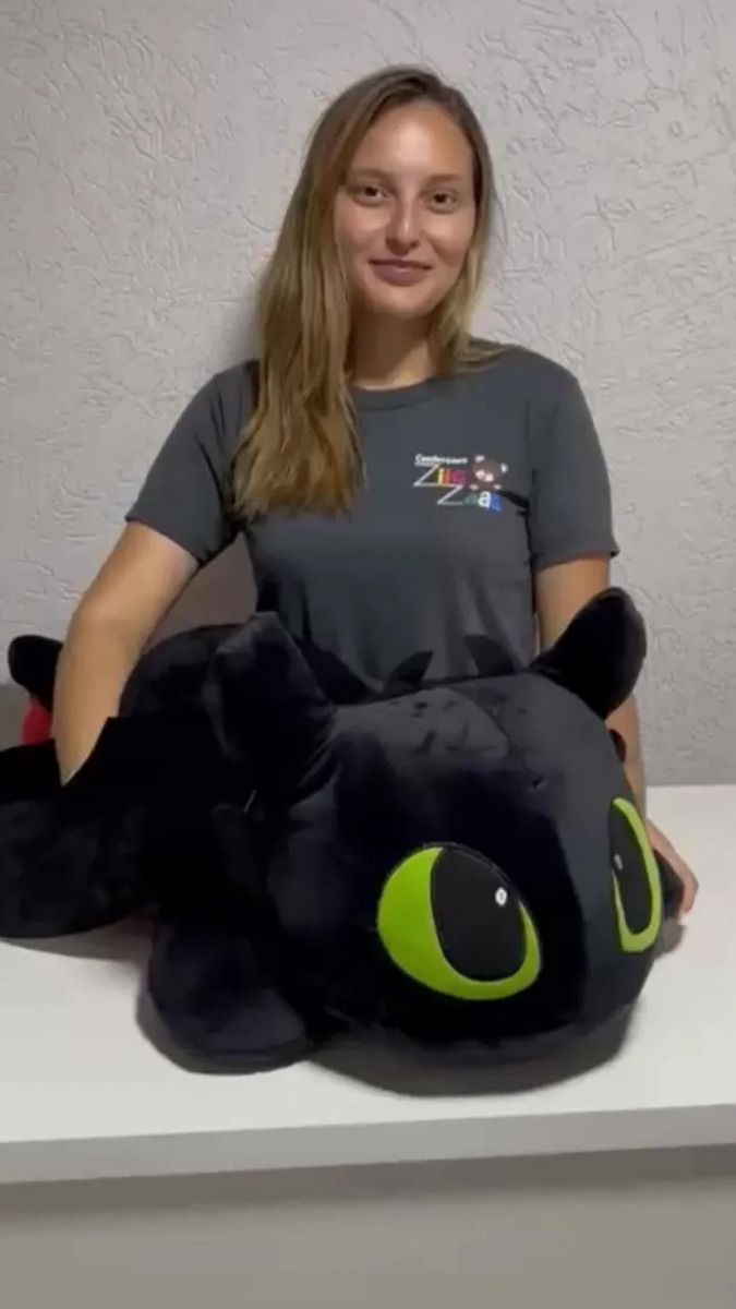 Xuxão Apoio Banguela Fúria Da Noite Gigante 110cm Pelúcia