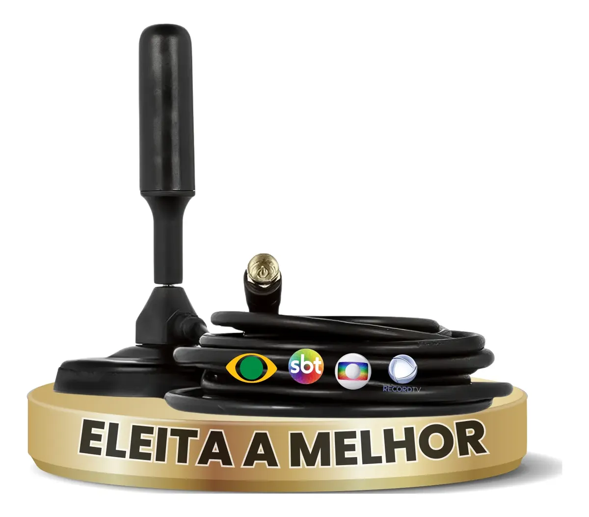 Antena Digital Hdtv 4k [mais 30 Canais Abertos Disponíveis]