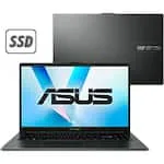 Notebook Asus Vivobook Go 15, AMD Athlon Silver 10, 4GB de Memória, Armazenamento 128GB SSD, Windows 11 Home, Preto, Tela de 15,6", E1504FA-BQ5312WS CX 1 UN