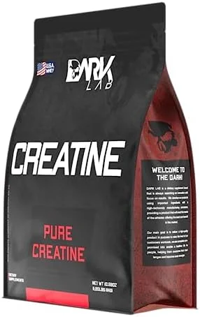 Creatina Pura 1kg Dark Lab Monohidratada 100% de Pureza, Sem Sabor