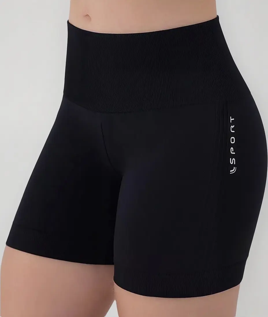 Shorts Legging Feminino Academia Sem Costura Original Lupo