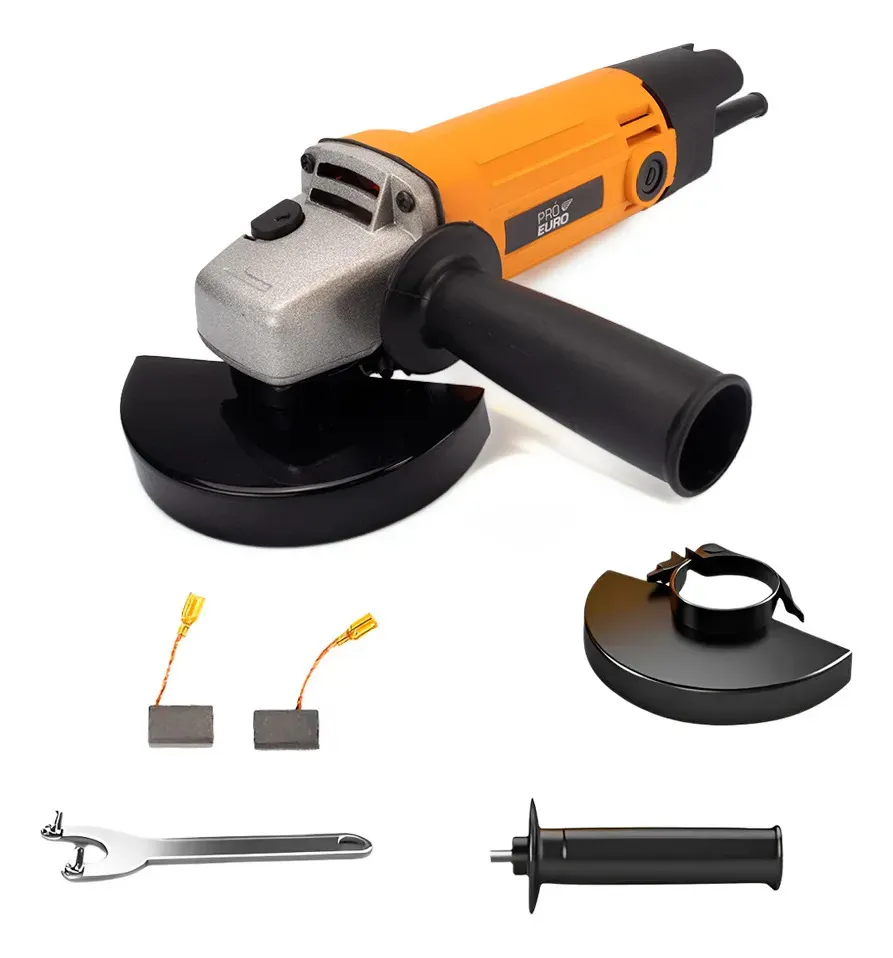 Esmerilhadeira Profissional 720w 115mm 11500rpm Pró Euro 220v Laranja