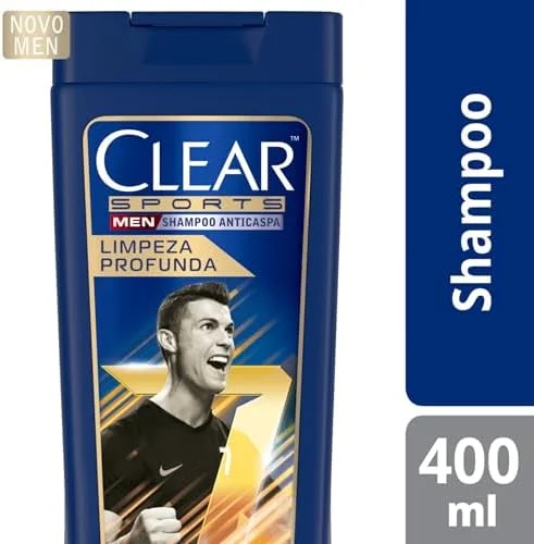 Clear Sports Men - Shampoo Anticaspa Limpeza Profunda 400Ml