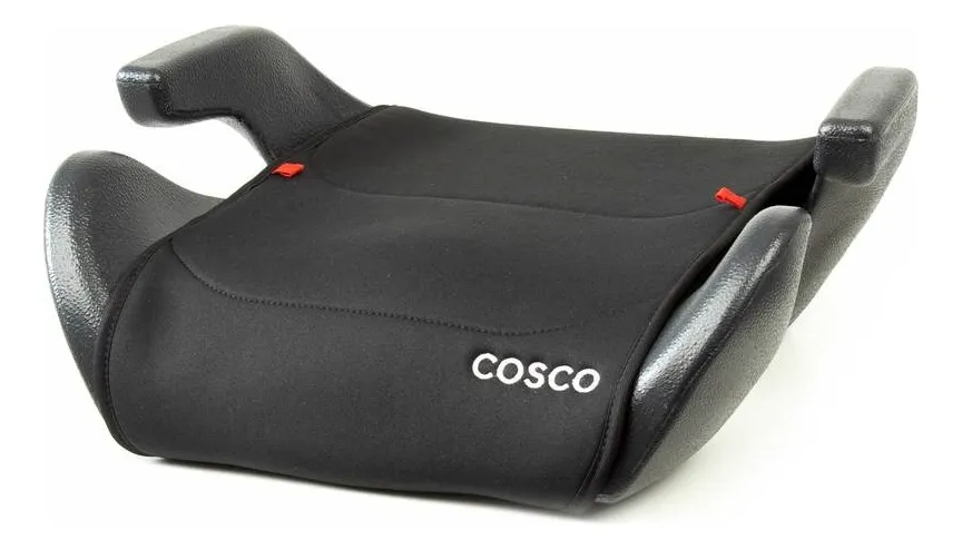 Booster Cosco Kids, Clippy, Até 36kg, Preto Sem Desenho