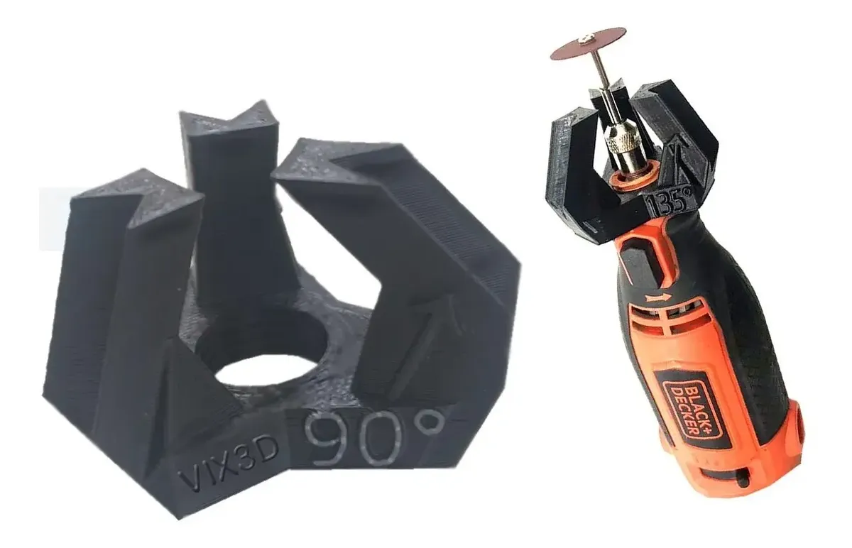 Kit Afiador Brocas Ângulos 90 118 135 3 Em 1 Mallory Dremel