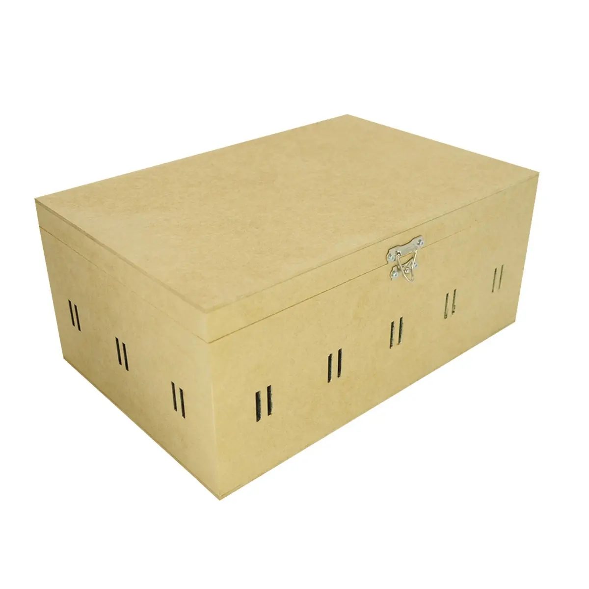 Caixa Farmacinha Tampa Lisa Com Passa Fita Laser Mdf Cru