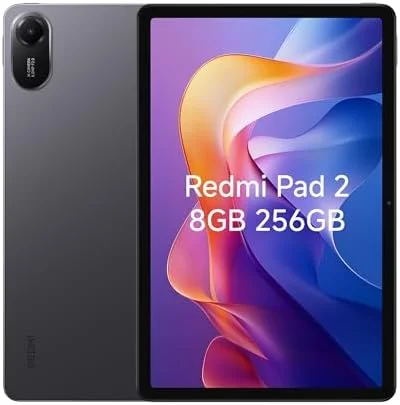 Xiaomi Redmi Pad 2 apenas WiFi (sem chamadas ou texto) 27.9 cm 2.5K Octa Core 4 alto-falantes ROM global 9000mAh Bluetooth 5.3 8MP modelo 25040RP0AL (cinza grafite, 256 GB + 8 GB)