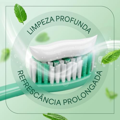 BONI NATURAL - Creme Dental com óleos naturais de Menta e Melaleuca Vegano e Natural, Sem Flúor, Sem Triclosan, 90g
