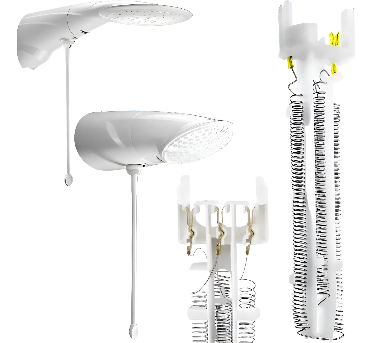 Resistencia Para Lorenzetti Ducha Advanced Top Jet Multitemperatura 220v 7500w Ms Eletro Eletrônica Branco Fosco