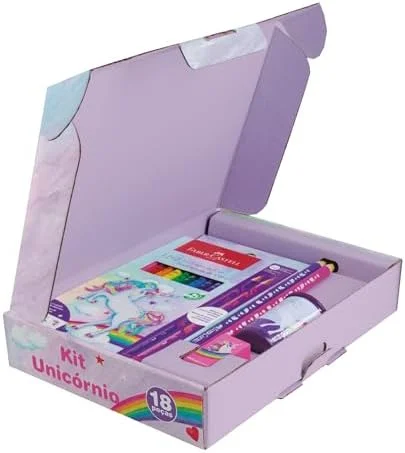 Kit Unicórnio, 370516, Faber-Castell, 18 peças, *Edição Limitada*