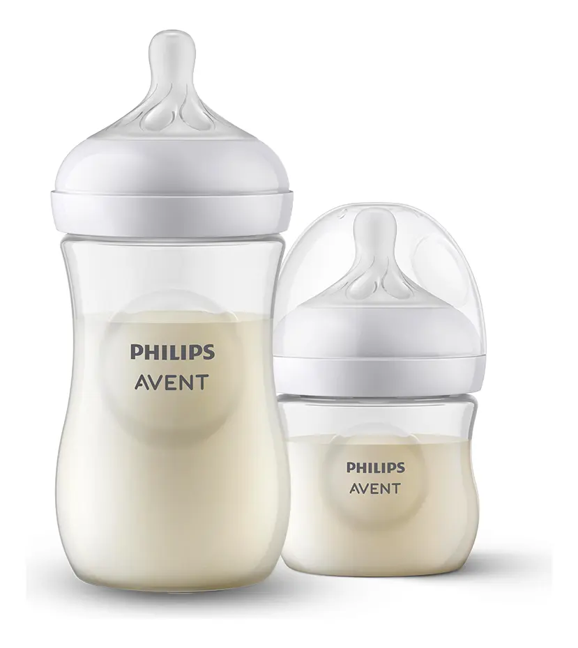 Kit Duplo Mamadeiras Pétala 125ml E 260ml - Scd838/26 Avent