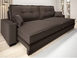 Sofá Retrátil e Reclinável Palermo 200cm Velosuede