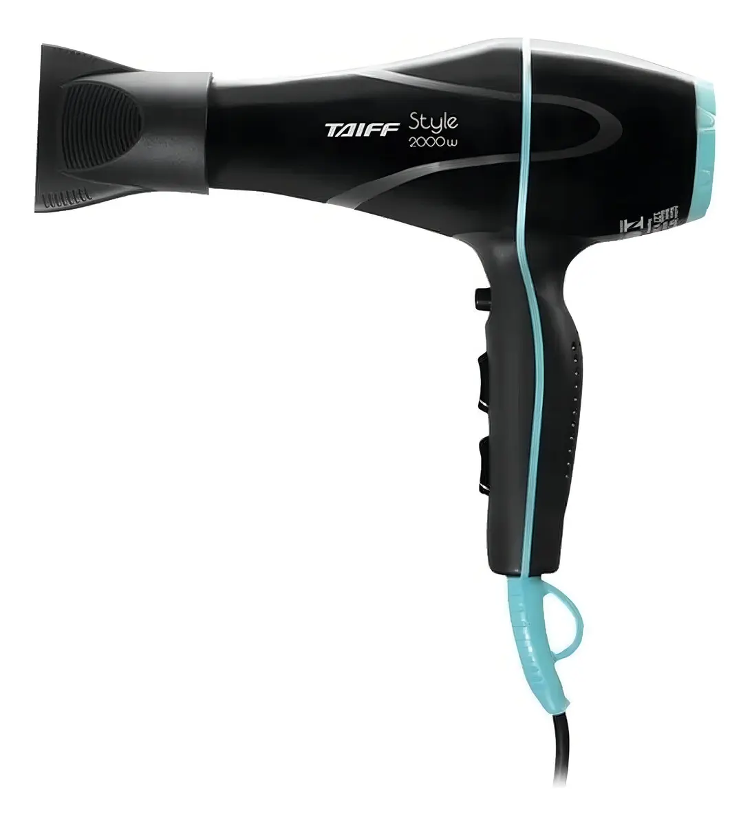 Secador Taiff Style 2000w Iônico Profissional Silencioso Preto.. 220v
