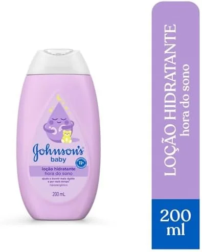 Loção Hidratante Relaxante Para Uso Diário Johnson's Baby Hora Do Sono, 200mL
