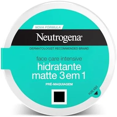 Neutrogena Hidratante Facial Matte 3 em 1 Face Care Intensive, 100g