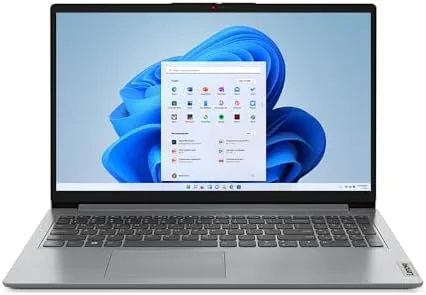 Notebook Lenovo IdeaPad 1 15AMN7 AMD Ryzen 5 7520U 8GB 512GB SSD Windows 11 15.6" - 82X5000NBR Cloud Grey
