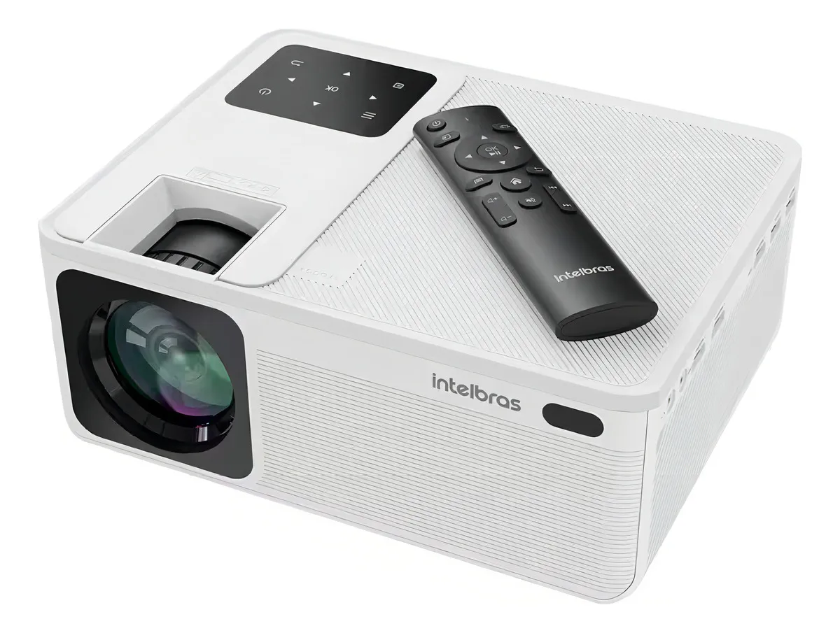 Projetor Full HD 5200 Lúmens PFL5211 Intelbras Branco