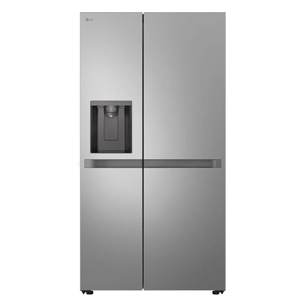 Refrigerador Smart Side by Side LG de 02 Portas Frost Free Inverter, 638L, Inox - GC-L267KLQ