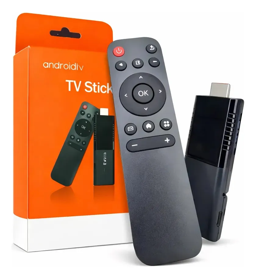Tv Stick 4k Android Chromecast Smart Hdmi Wifi Ao Vivo Preto Padrão
