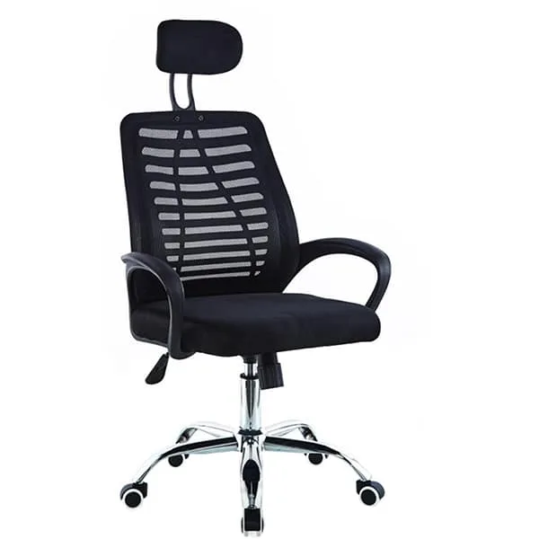 Cadeira ergonômica de escritório Vega, Preto, N2232417, Conthey - CX 1 UN