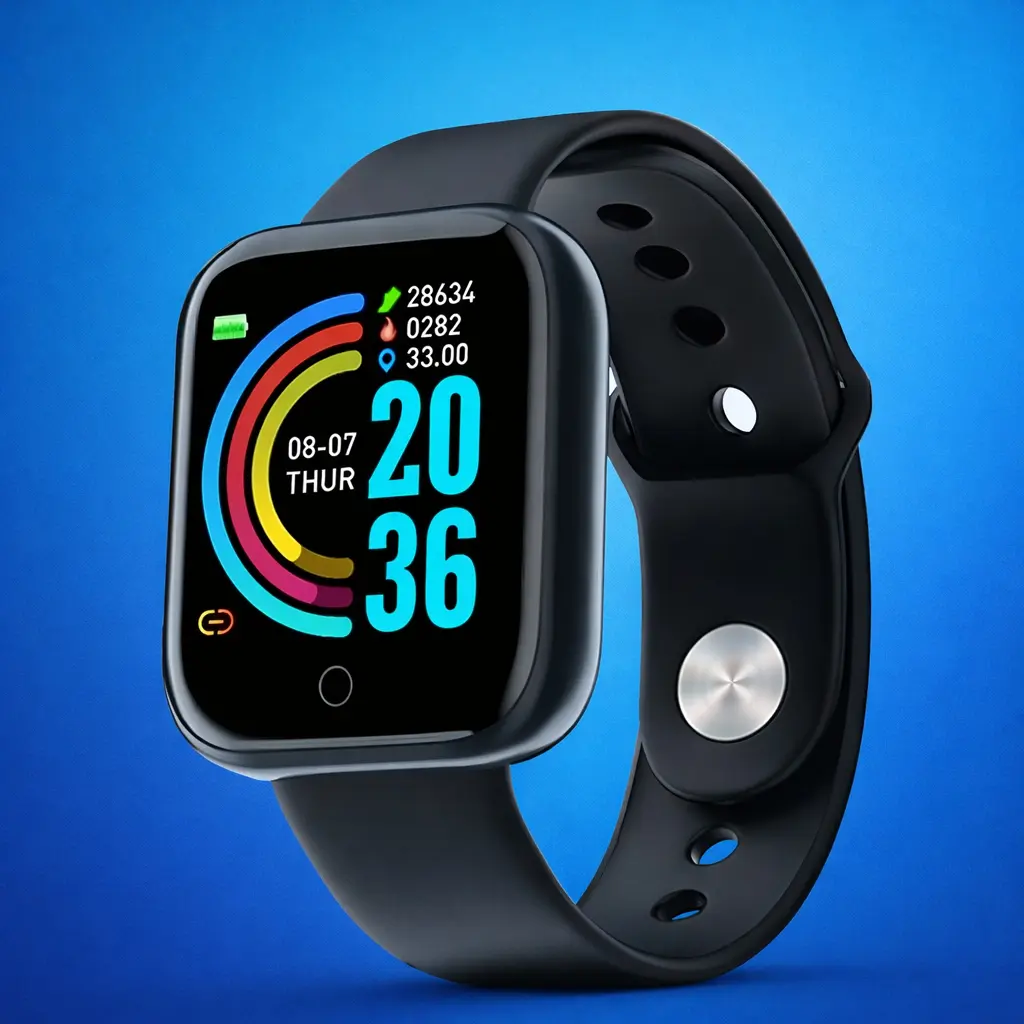 Relógio Smartwatch Inteligente Multifuncional Com Tela Colorida Monitor De Atividades Sono Notificações Chamadas Carregamento Usb Direto Compatível Android E Ios Preto Mesh Digital 3tech Preto