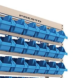 Kit Estante Gaveteiro com 54 Gavetas Nr. 5 Azul PRESTO-43010