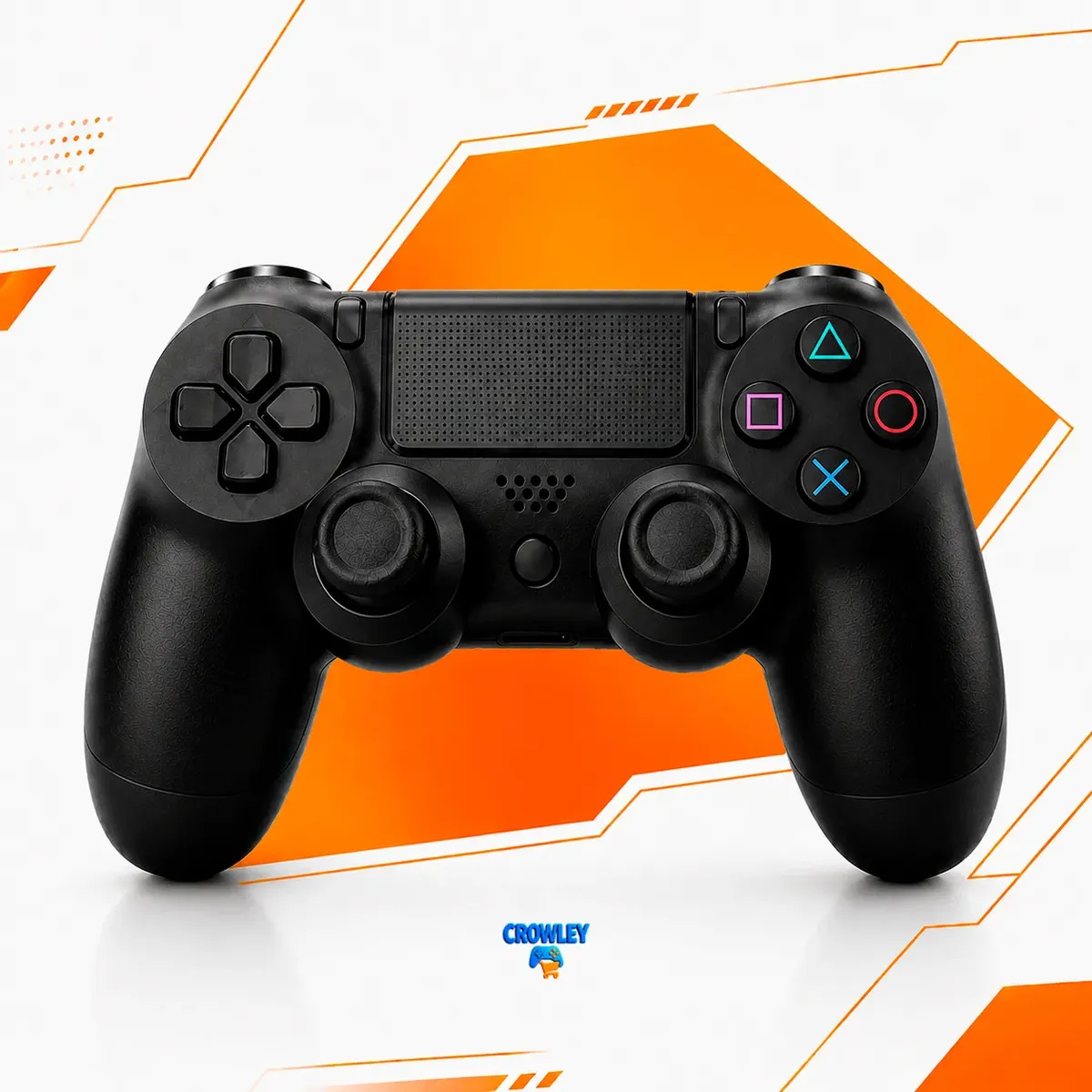 Controle Para Ps4 Sem Fio Bluetooth Videogame Tv Smart Pc Gamer Celular Dual Shock Joystick Manete - Crowley Unitário