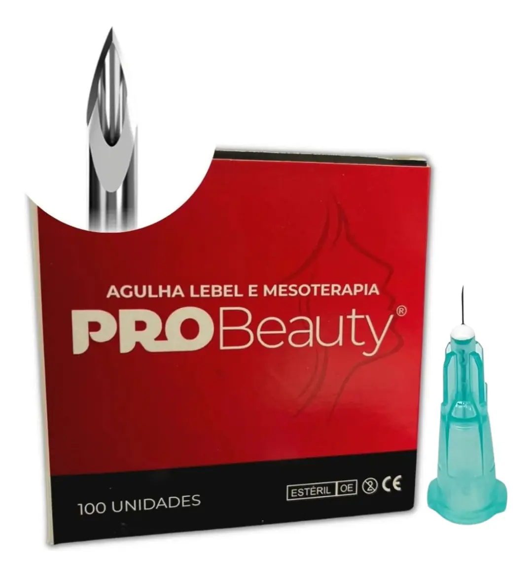 Agulha Lebel 32g 4mm - Caixa Com 100 Unidades
