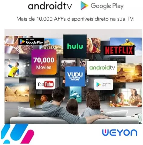 Smart Tv 24 Led Hd Weyon Android Tv Hdmi Usb Wifi 100/240v