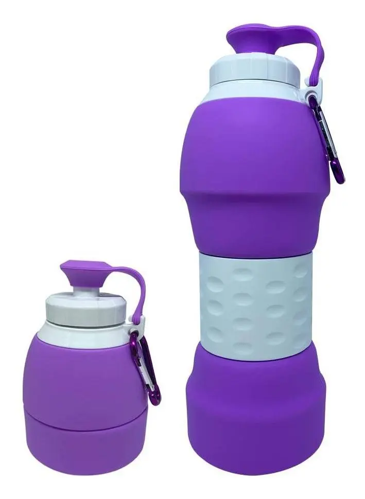 Garrafa De Silicone Retrátil - 580ml