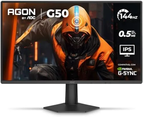 Monitor Gamer AOC AGON G50 24" 144Hz 0,5ms IPS HDR10 G-SYNC 24G50F