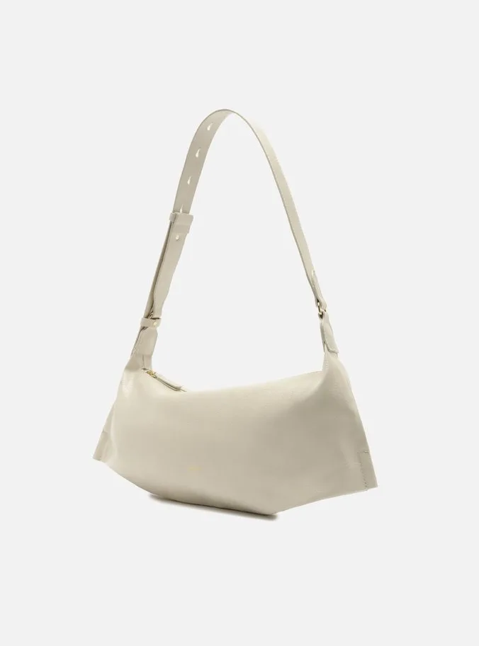 Bolsa Shoulder Branca Média