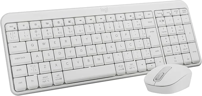 Combo Teclado e Mouse Sem Fio Logitech MK250 Bluetooth com Conectividade Rápida e Fácil, Design Compacto, Mouse Ambidestro, Layout ABNT2, Construção Durável, Compatível com PC e Mac - Grafite