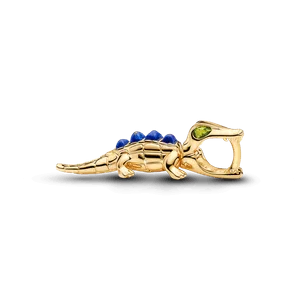 Charm Jacare Crocodilo Dourado